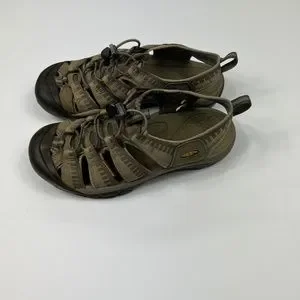 Keen Brown and Black Outdoor Sandals with Protective Toe Cap Men main image 2